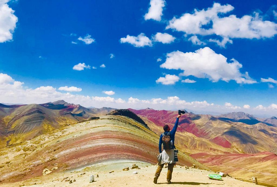 Vinicunca Rainbow Mountain Photo